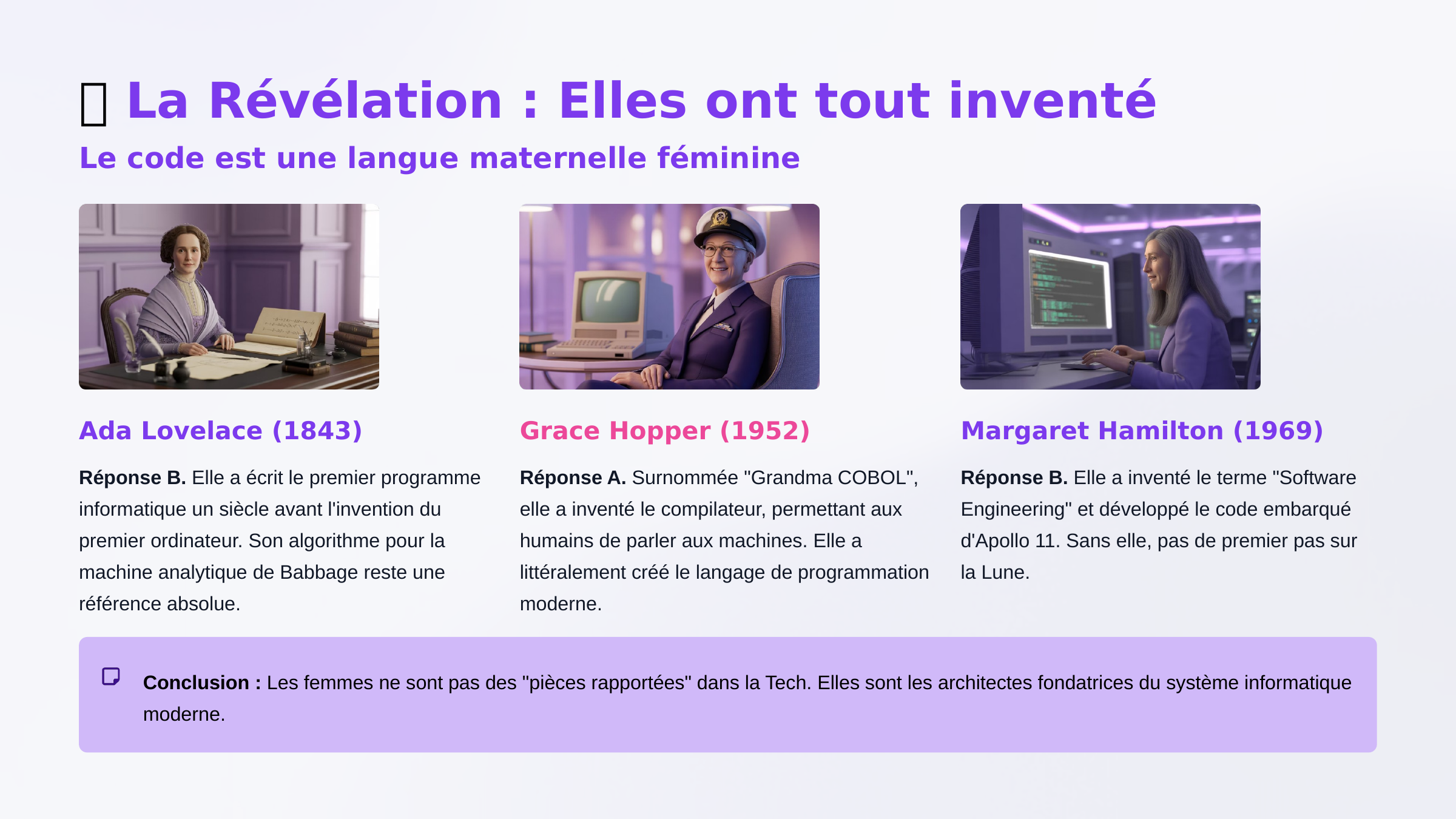 Femmes & Tech Histoire